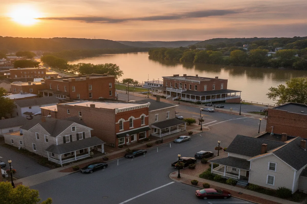 Public restroom locations mapped in New Richmond, Ohio — 7 facilities across zip codes 45157