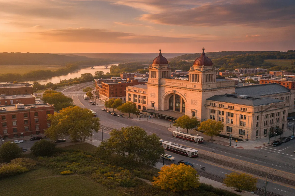 Public restroom locations mapped in Union Station, Ohio — 4 facilities across zip codes 43023