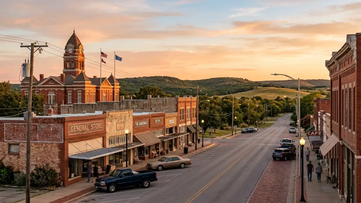 Public restroom locations mapped in Love County, Oklahoma — 1 facility across zip codes 73459