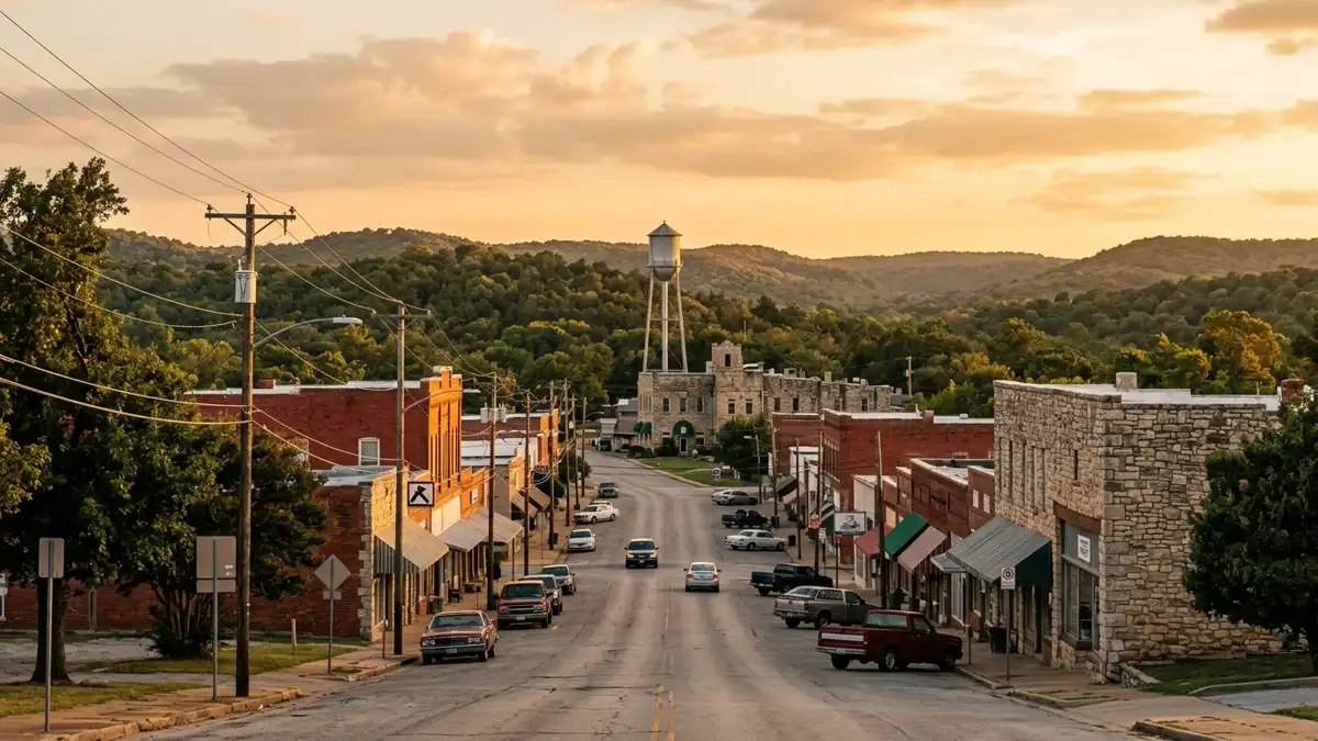 Public restroom locations mapped in Murray County, Oklahoma — 64 facilities across zip codes 73086