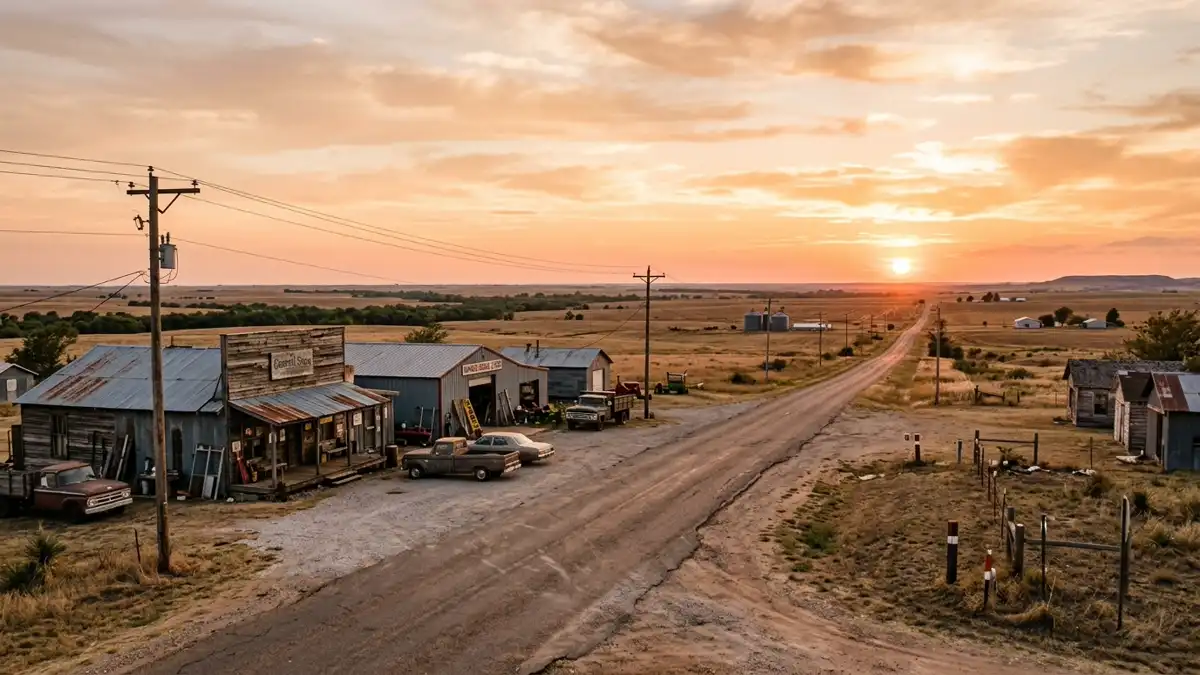 Public restroom locations mapped in Nowhere, Oklahoma — 1 facility across the city
