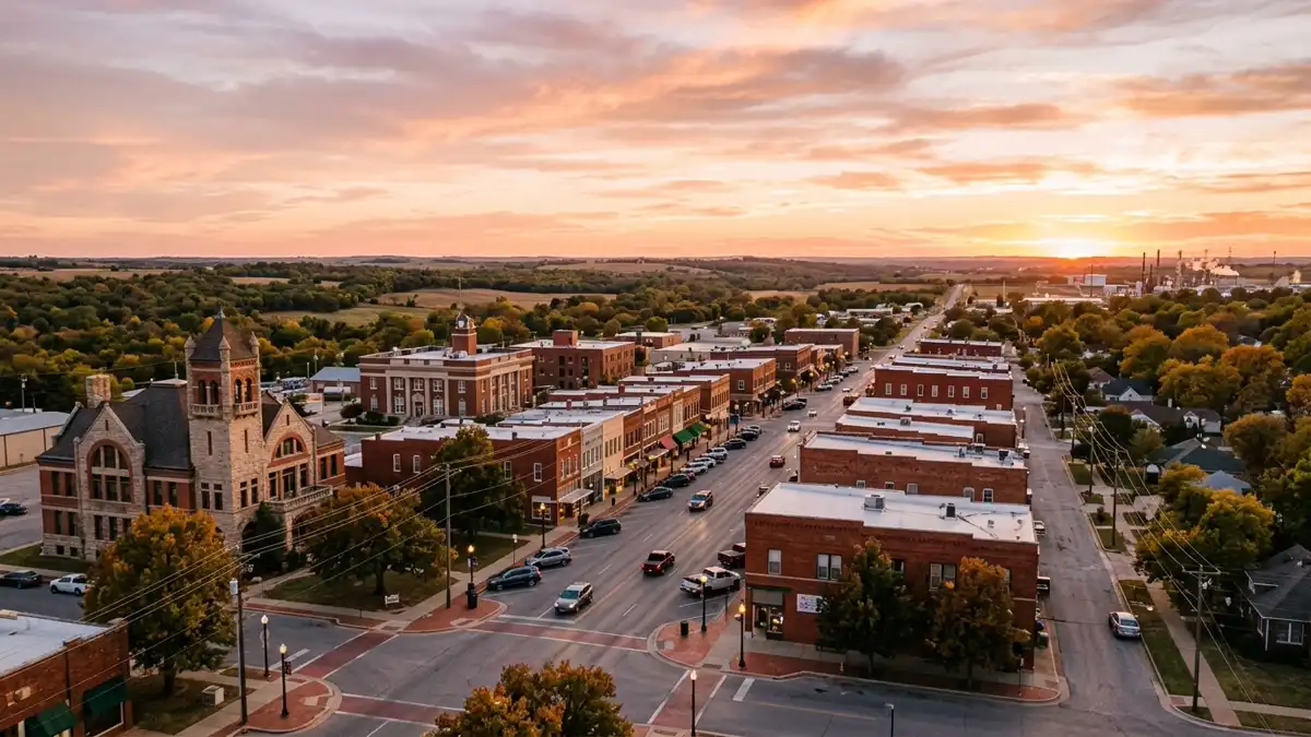 Public restroom locations mapped in Ponca City, Oklahoma — 4 facilities across zip codes 74602