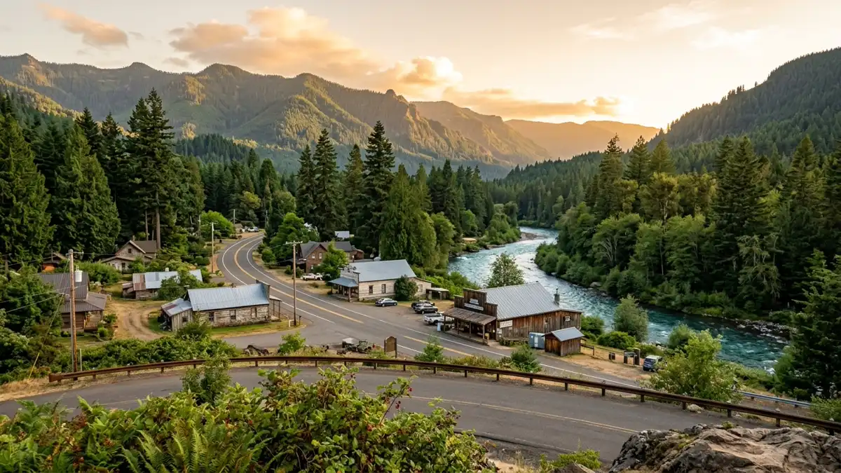 Public restroom locations mapped in Blue River, Oregon — 1 facility across zip codes 97143