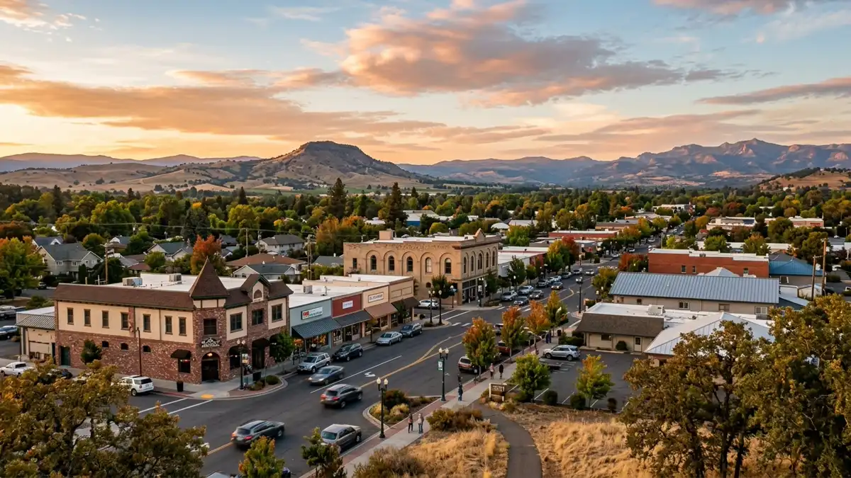 Public restroom locations mapped in Central Point, Oregon — 19 facilities across zip codes 97502