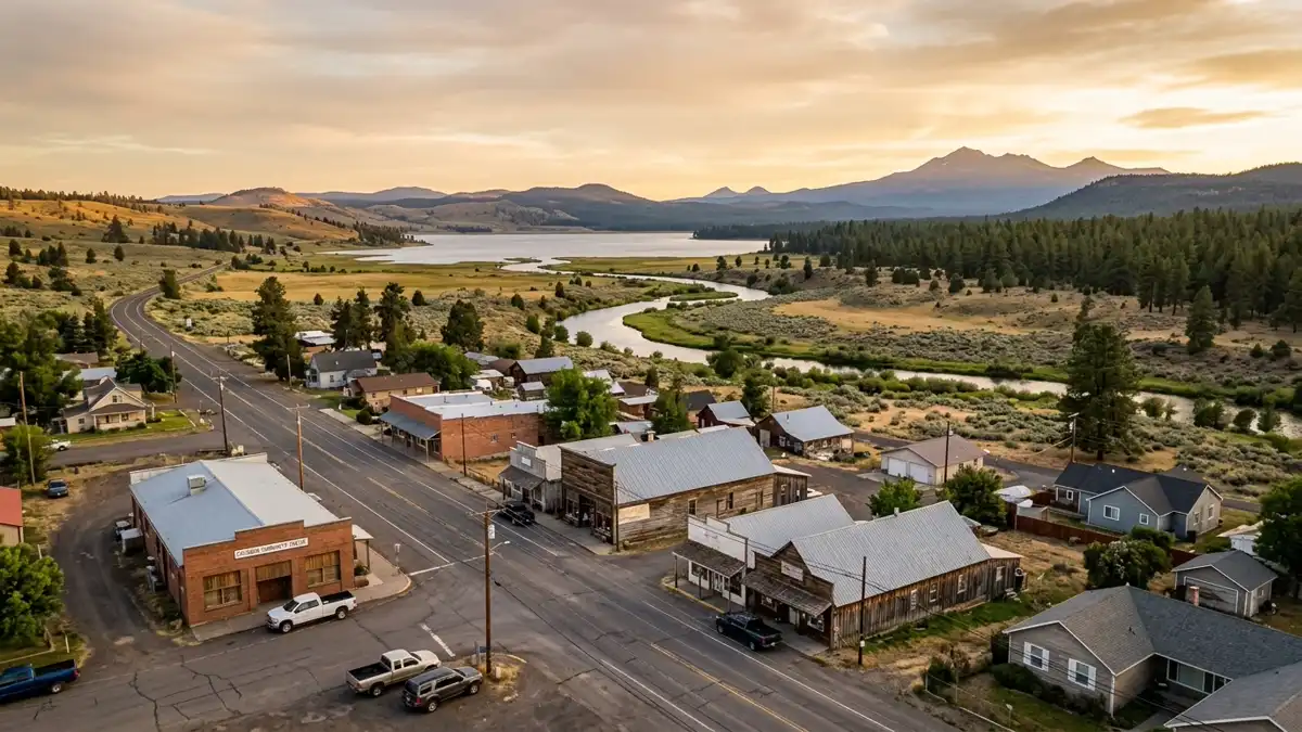 Public restroom locations mapped in Chiloquin, Oregon — 1 facility across the city
