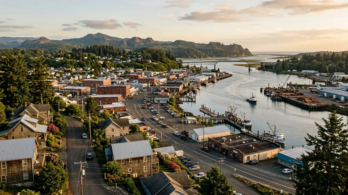 Public restroom locations mapped in Coos Bay, Oregon — 1 facility across zip codes 97420