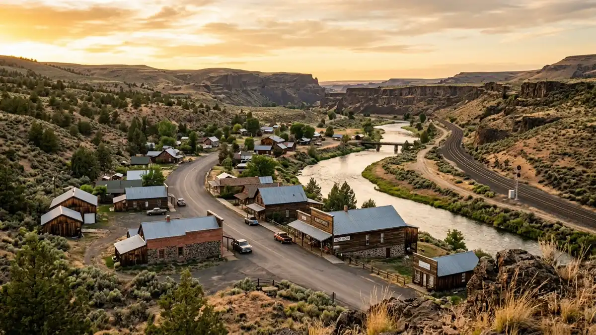 Public restroom locations mapped in Dant, Oregon — 2 facilities across the city
