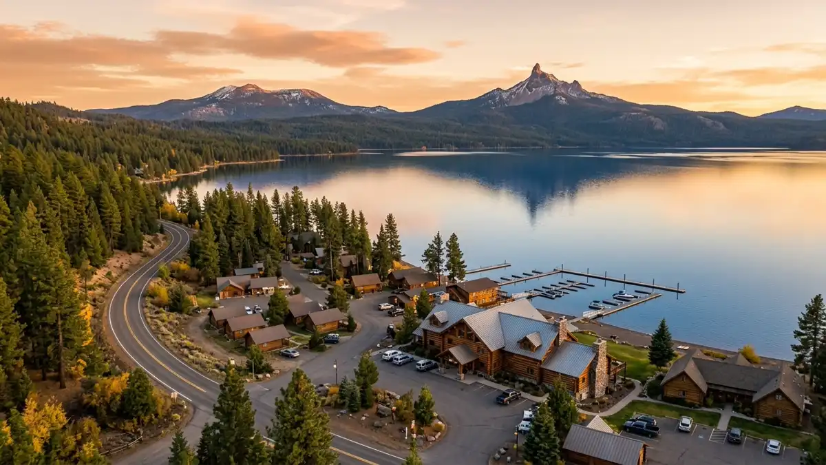 Public restroom locations mapped in Diamond Lake, Oregon — 1 facility across the city