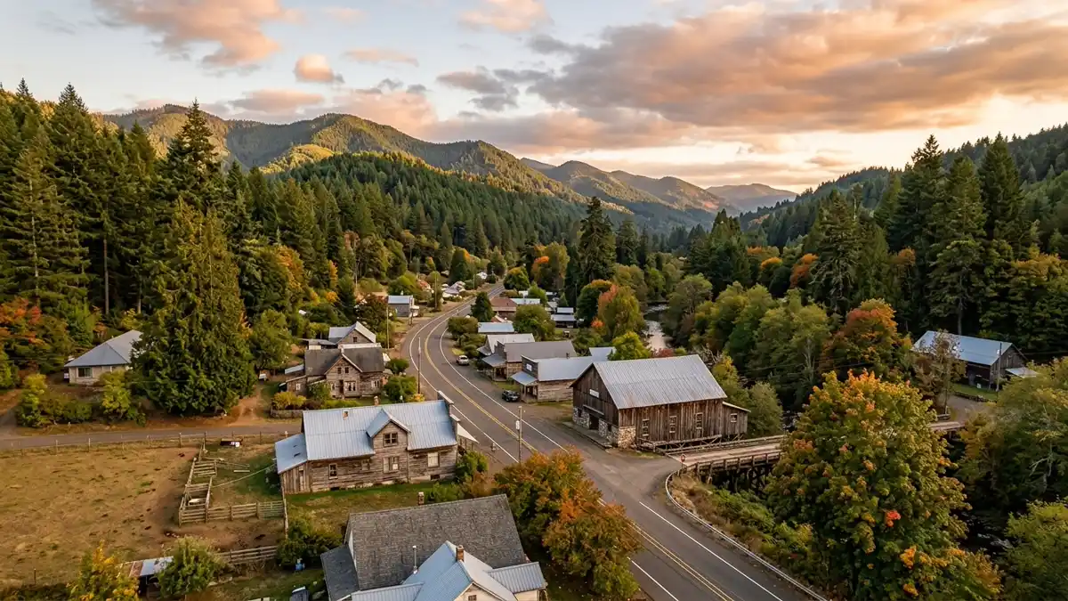 Public restroom locations mapped in Disston, Oregon — 1 facility across zip codes 97434