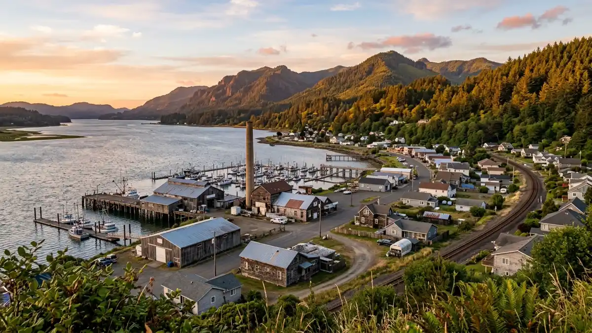 Public restroom locations mapped in Garibaldi, Oregon — 6 facilities across zip codes 97118
