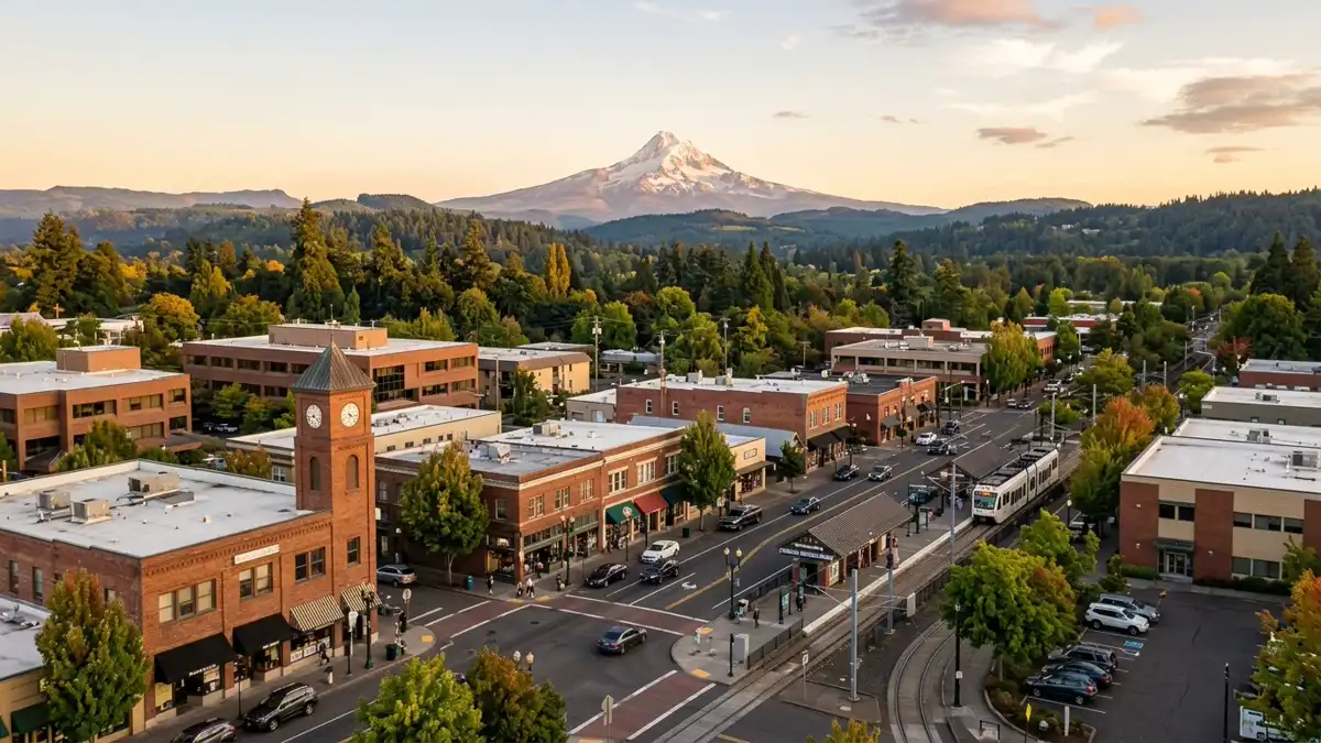 Public restroom locations mapped in Gresham, Oregon — 5 facilities across zip codes 97233