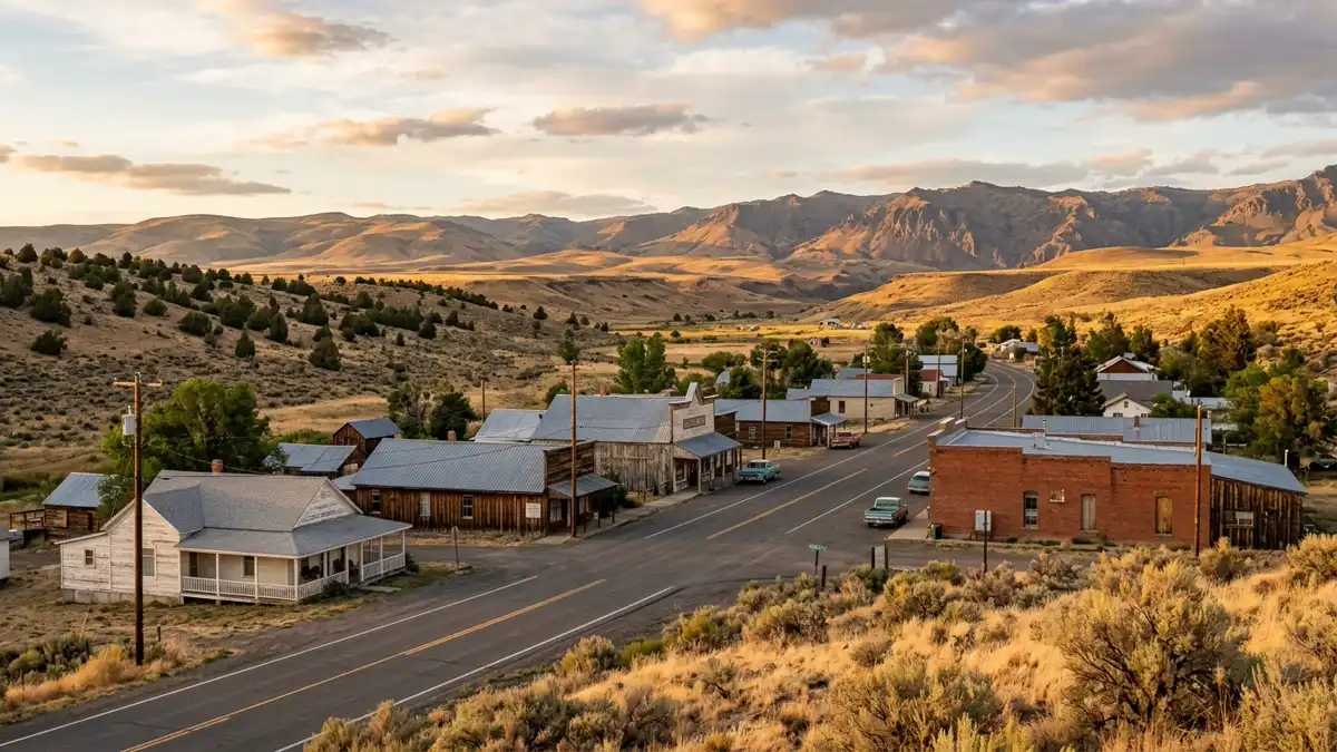Public restroom locations mapped in Jordan Valley, Oregon — 2 facilities across the city