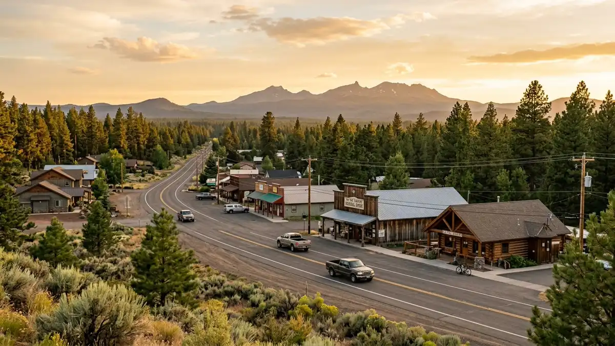 Public restroom locations mapped in La Pine, Oregon — 1 facility across zip codes 97739