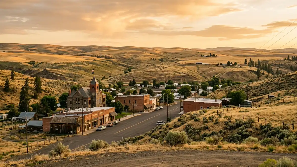 Public restroom locations mapped in Morrow County, Oregon — 14 facilities across the city