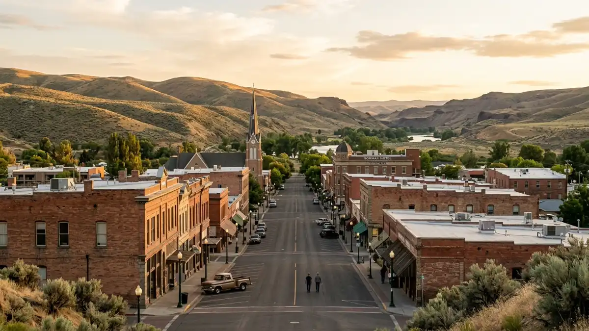 Public restroom locations mapped in Pendleton, Oregon — 16 facilities across zip codes 97801