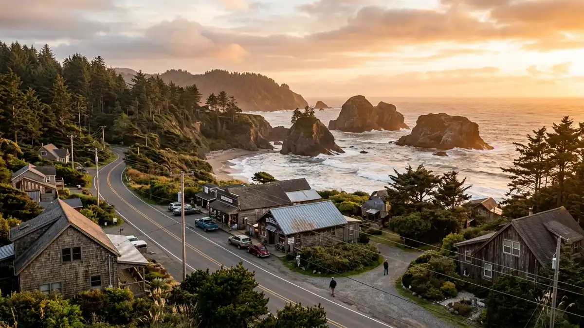 Public restroom locations mapped in Seal Rock, Oregon — 4 facilities across zip codes 97376