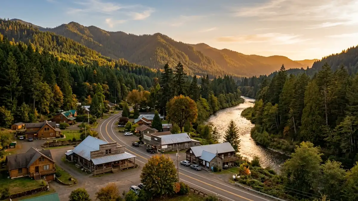 Public restroom locations mapped in Vida, Oregon — 2 facilities across zip codes 97488