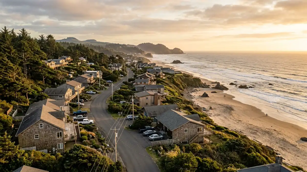 Public restroom locations mapped in Wakonda Beach, Oregon — 3 facilities across zip codes 97394