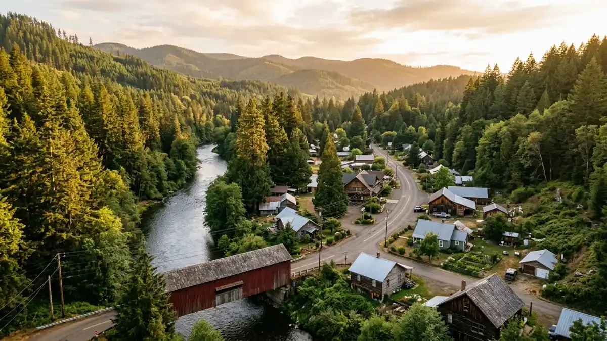Public restroom locations mapped in Westfir, Oregon — 4 facilities across zip codes 97492