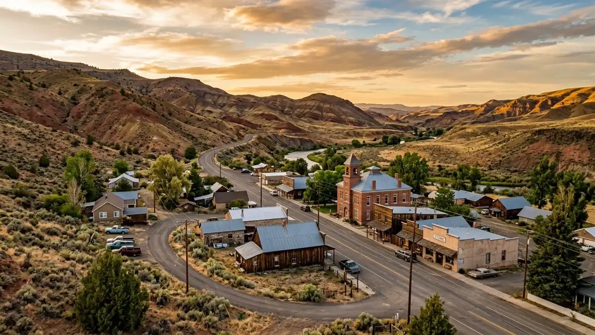 Public restroom locations mapped in Wheeler County, Oregon — 24 facilities across the city