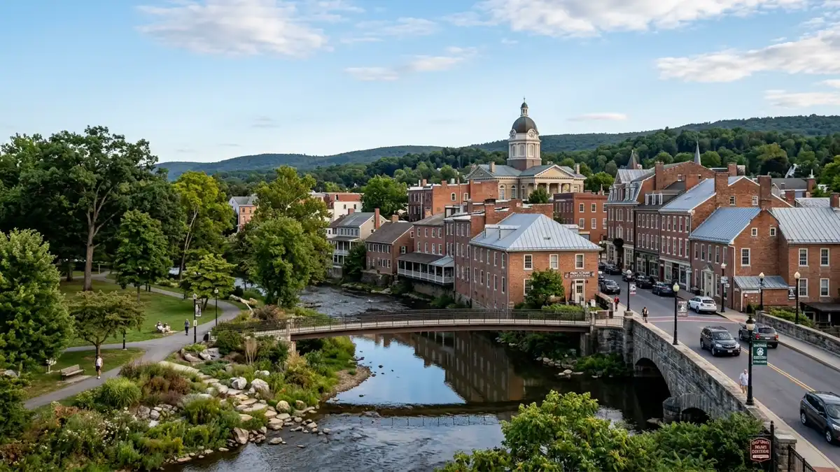 Public restroom locations mapped in Bellefonte, Pennsylvania — 13 facilities across zip codes 16823