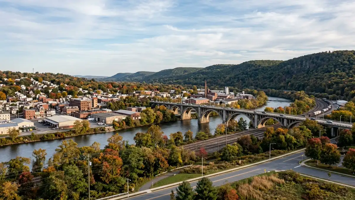 Public restroom locations mapped in Bern Township, Pennsylvania — 8 facilities across zip codes 19601, 19610