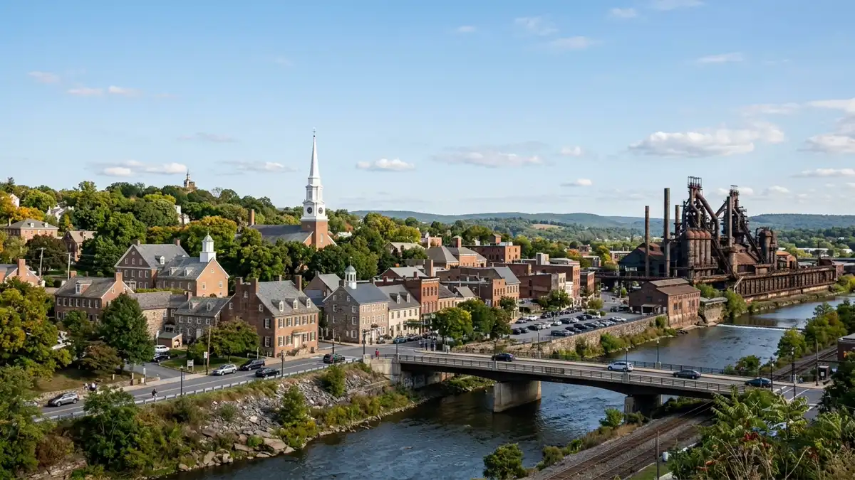 Public restroom locations mapped in Bethlehem, Pennsylvania — 191 facilities across zip codes 18015, 18017, 18018