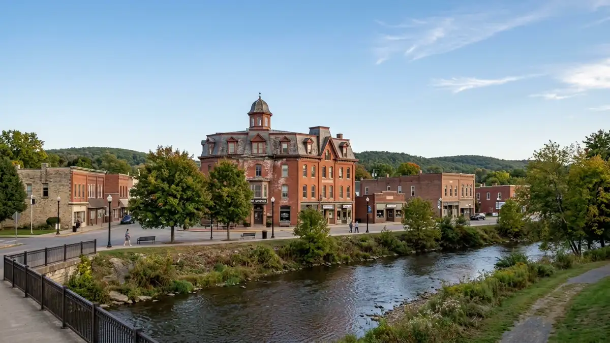 Public restroom locations mapped in Cambridge Springs, Pennsylvania — 1 facilities across zip codes 16403