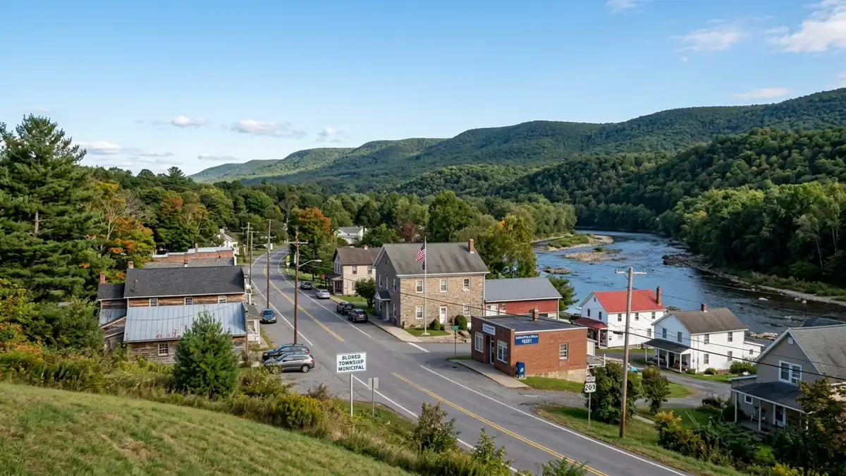 Public restroom locations mapped in Eldred Township, Pennsylvania — 1 facilities across the city