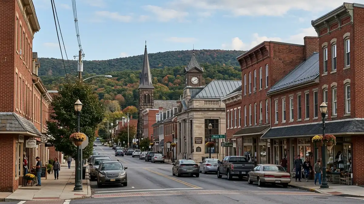 Public restroom locations mapped in Emmaus, Pennsylvania — 20 facilities across zip codes 18049
