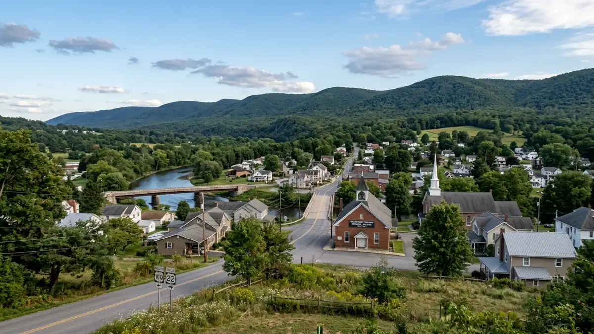 Public restroom locations mapped in Frankstown Township, Pennsylvania — 8 facilities across zip codes 16693
