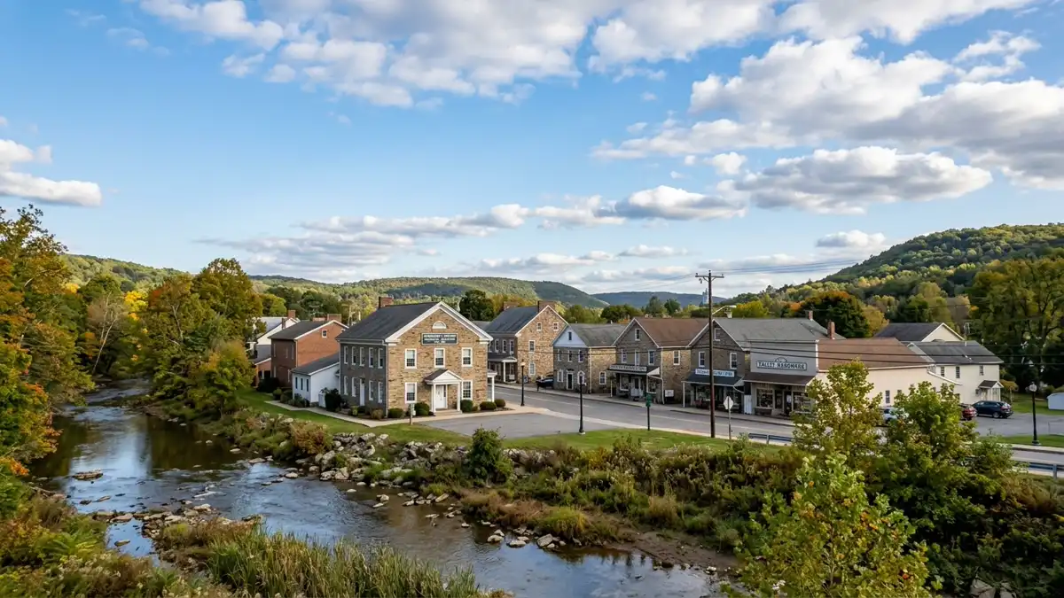 Public restroom locations mapped in Frenchcreek Township, Pennsylvania — 8 facilities across the city