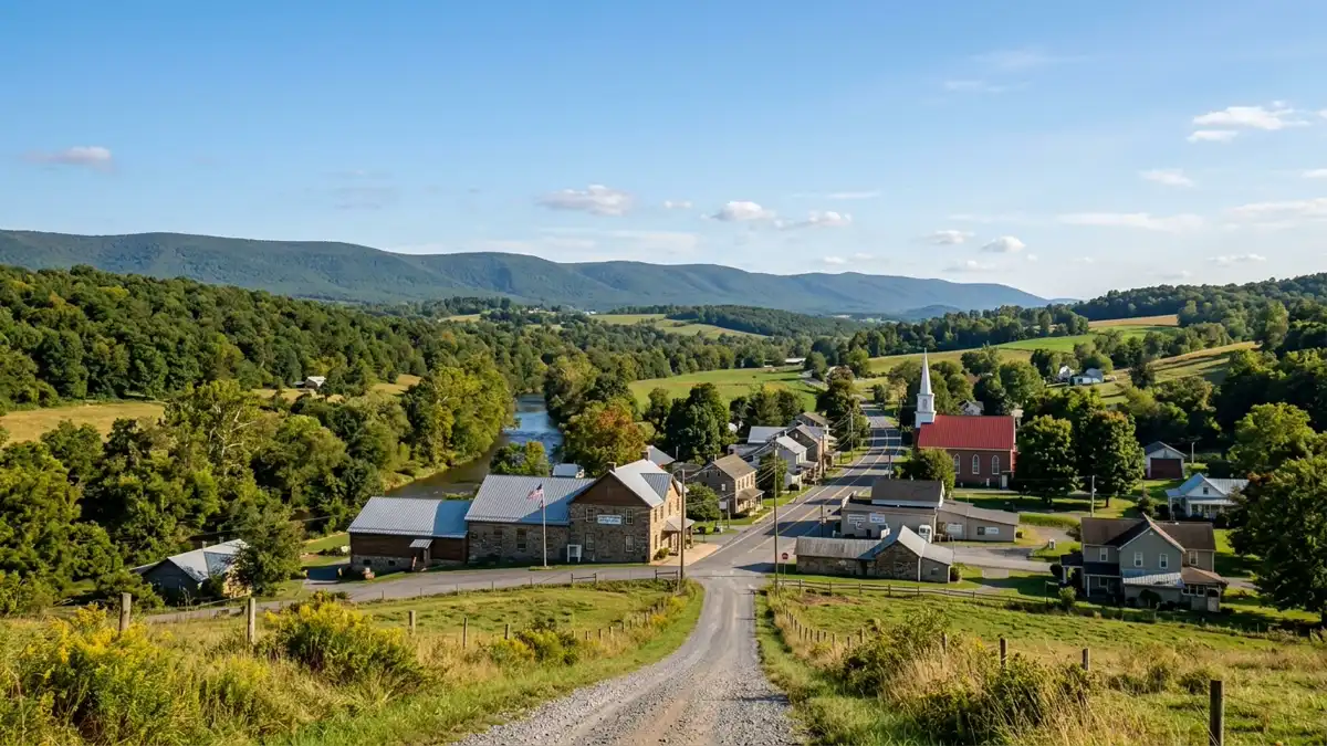 Public restroom locations mapped in Hartley Township, Pennsylvania — 13 facilities across zip codes 17845