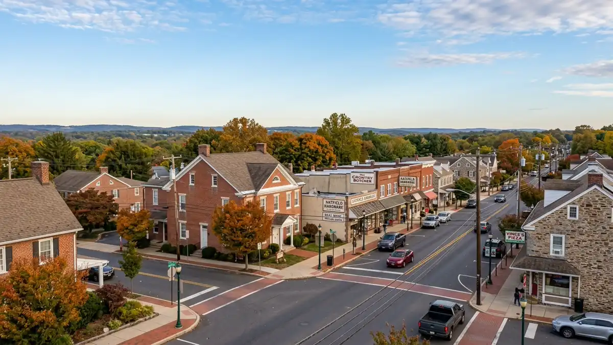 Public restroom locations mapped in Hatfield Township, Pennsylvania — 5 facilities across zip codes 18915, 19440