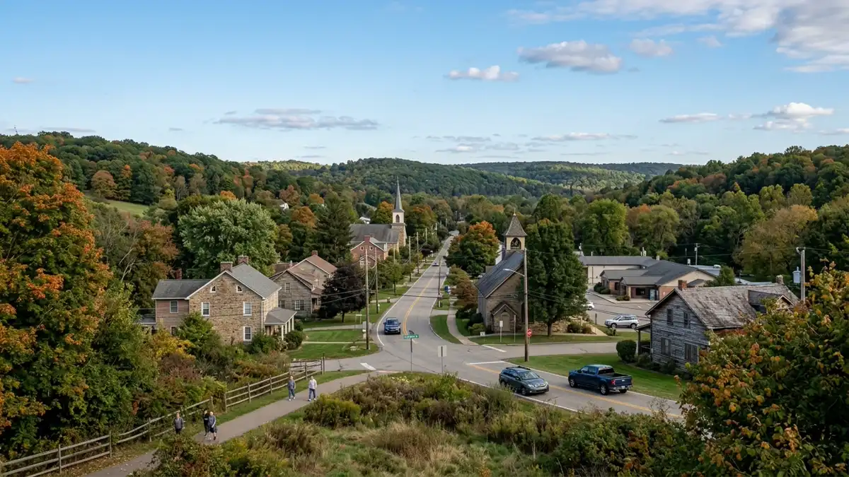 Public restroom locations mapped in Indiana Township, Pennsylvania — 5 facilities across zip codes 15051