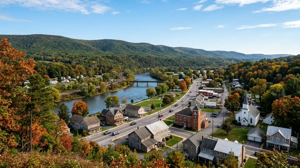 Public restroom locations mapped in Juniata Township, Pennsylvania — 8 facilities across zip codes 15550, 16635