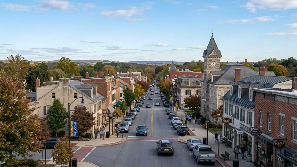 Public restroom locations mapped in Kennett Township, Pennsylvania — 1 facilities across zip codes 19348