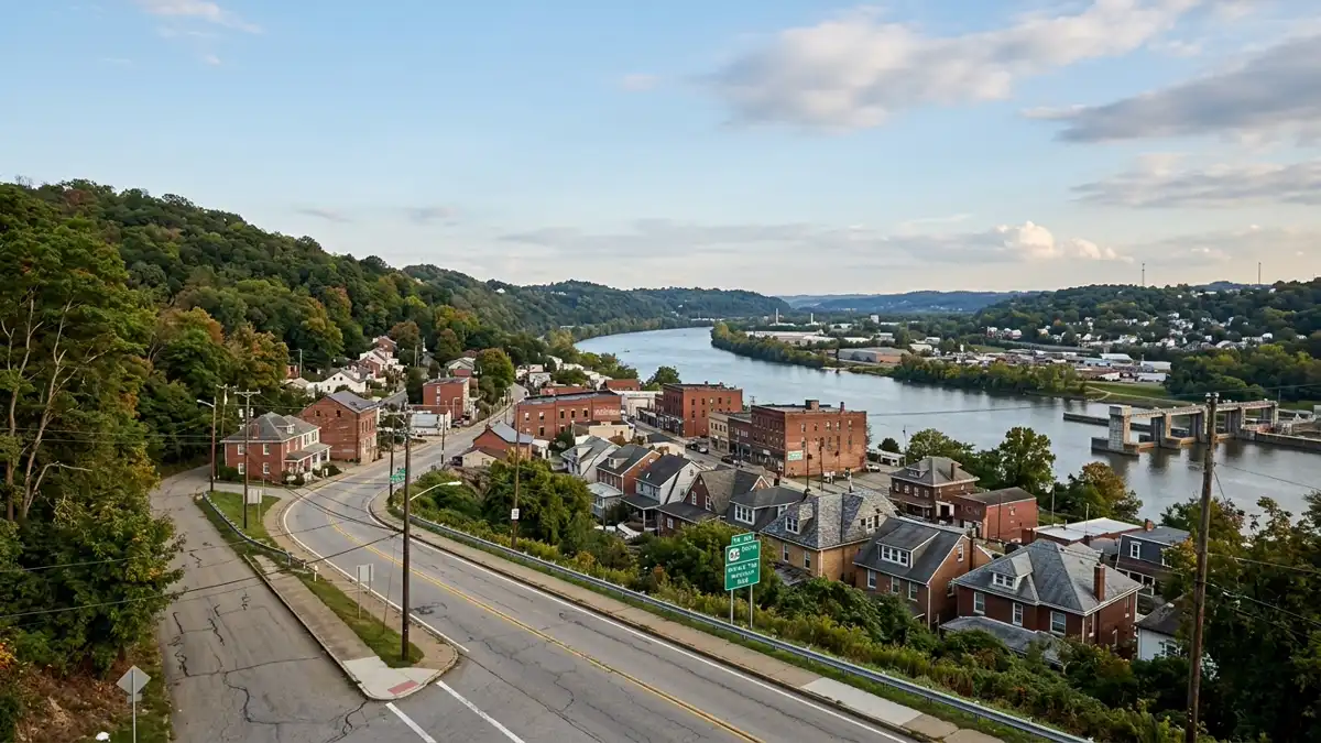Public restroom locations mapped in Kilbuck Township, Pennsylvania — 4 facilities across zip codes 15237