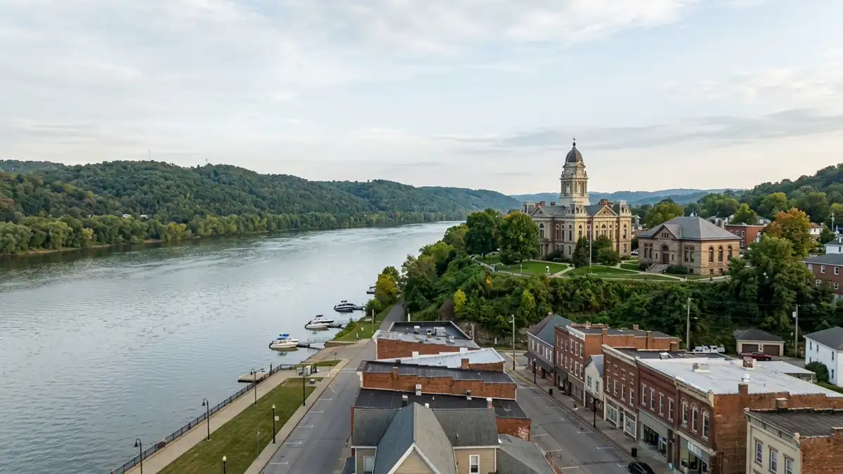 Public restroom locations mapped in Kittanning, Pennsylvania — 12 facilities across zip codes 16201