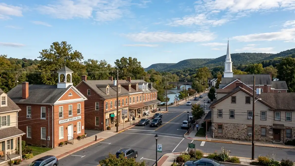 Public restroom locations mapped in Leesport, Pennsylvania — 1 facilities across zip codes 19533