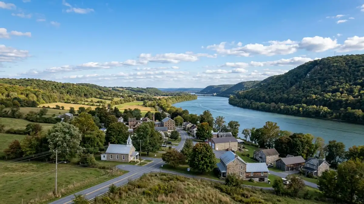 Public restroom locations mapped in Lower Chanceford Township, Pennsylvania — 8 facilities across the city