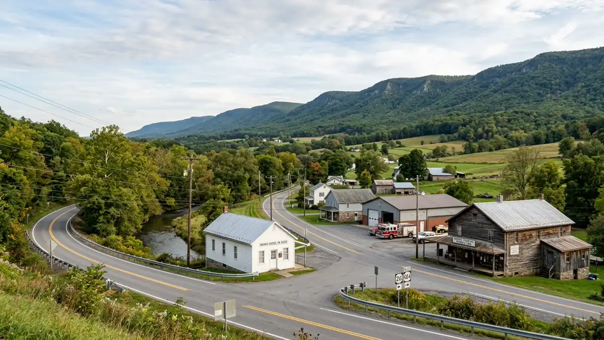 Public restroom locations mapped in Mann Township, Pennsylvania — 4 facilities across the city