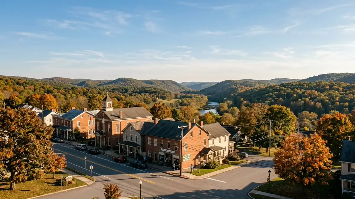 Public restroom locations mapped in Muddy Creek Township, Pennsylvania — 7 facilities across zip codes 16051, 16052
