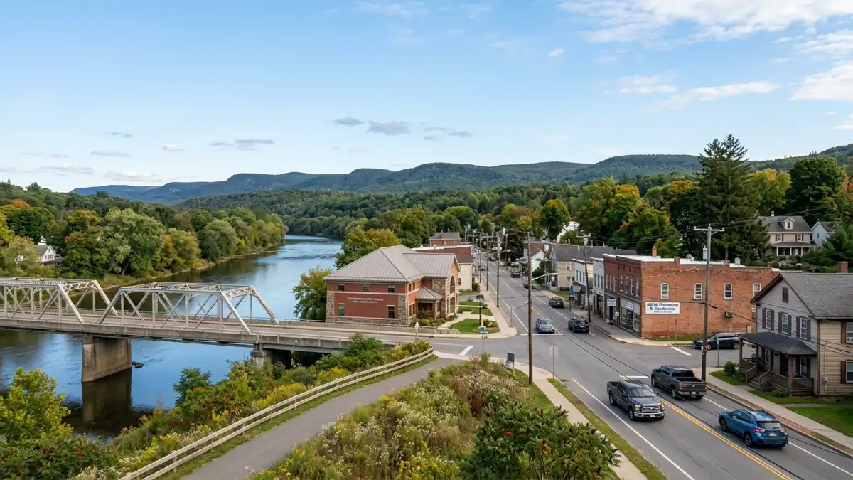 Public restroom locations mapped in New Milford Township, Pennsylvania — 1 facilities across the city