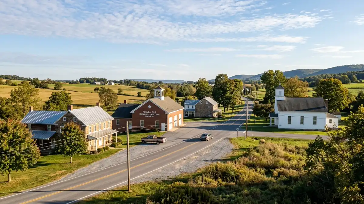 Public restroom locations mapped in Pequea Township, Pennsylvania — 4 facilities across zip codes 17565, 17584