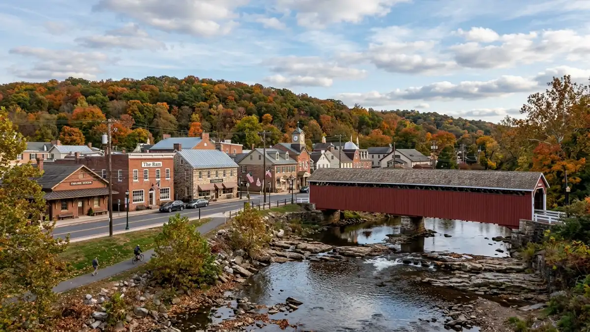 Public restroom locations mapped in Perkasie, Pennsylvania — 5 facilities across zip codes 18944