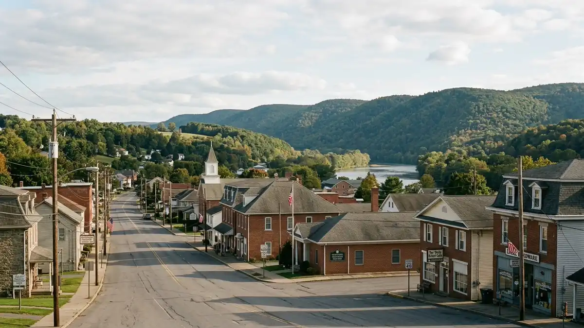 Public restroom locations mapped in Rockefeller Township, Pennsylvania — 1 facilities across zip codes 17860