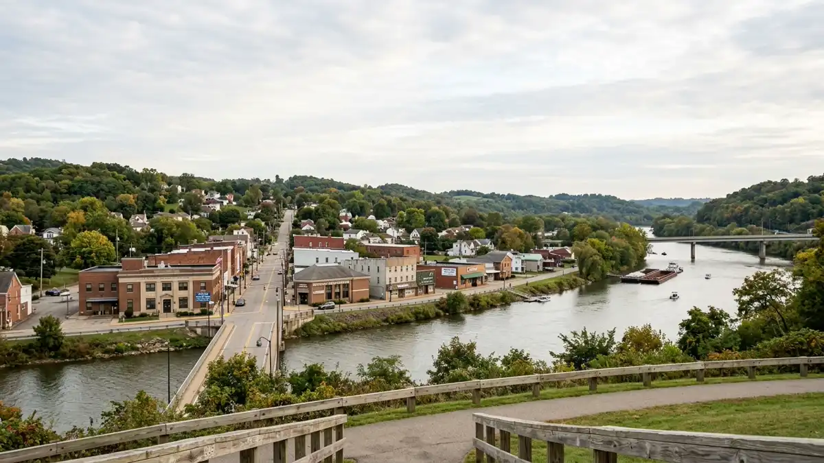 Public restroom locations mapped in Rostraver Township, Pennsylvania — 16 facilities across zip codes 15087, 15089, 15479