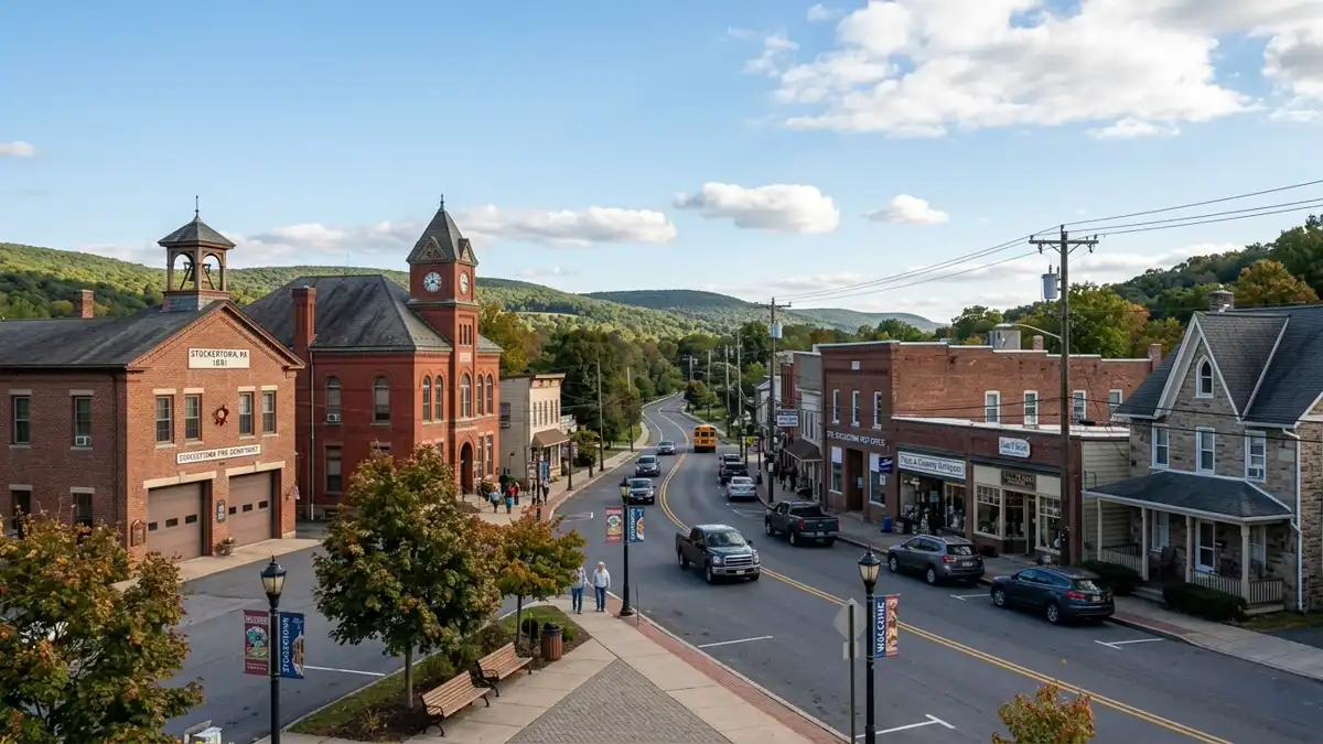 Public restroom locations mapped in Stockertown Usa, Pennsylvania — 1 facilities across zip codes 18083