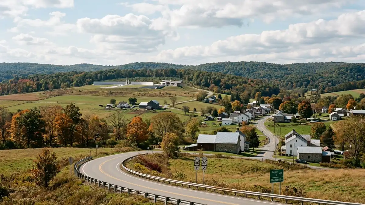 Public restroom locations mapped in Stonycreek Township, Pennsylvania — 4 facilities across zip codes 15563